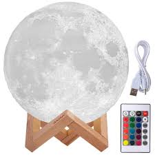 🚀Lampara en forma de luna