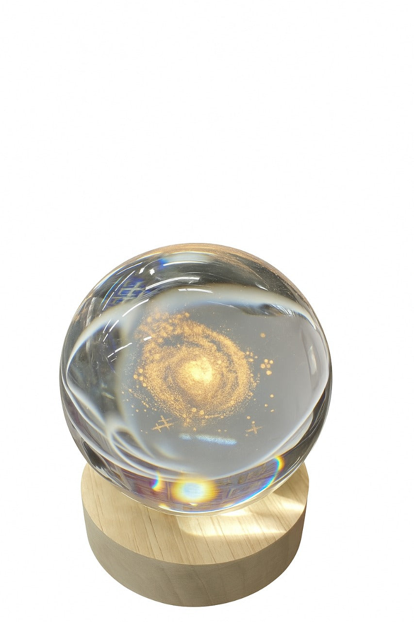 🚀 Lampara esfera de cristal