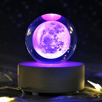 🚀 Lampara esfera de cristal