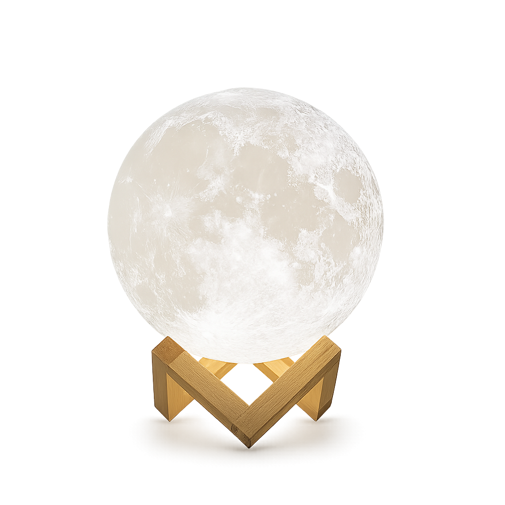 🚀Lampara en forma de luna