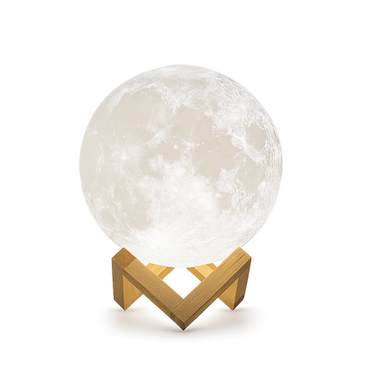 🚀Lampara en forma de luna