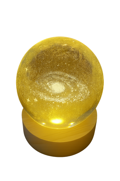 🚀 Lampara esfera de cristal